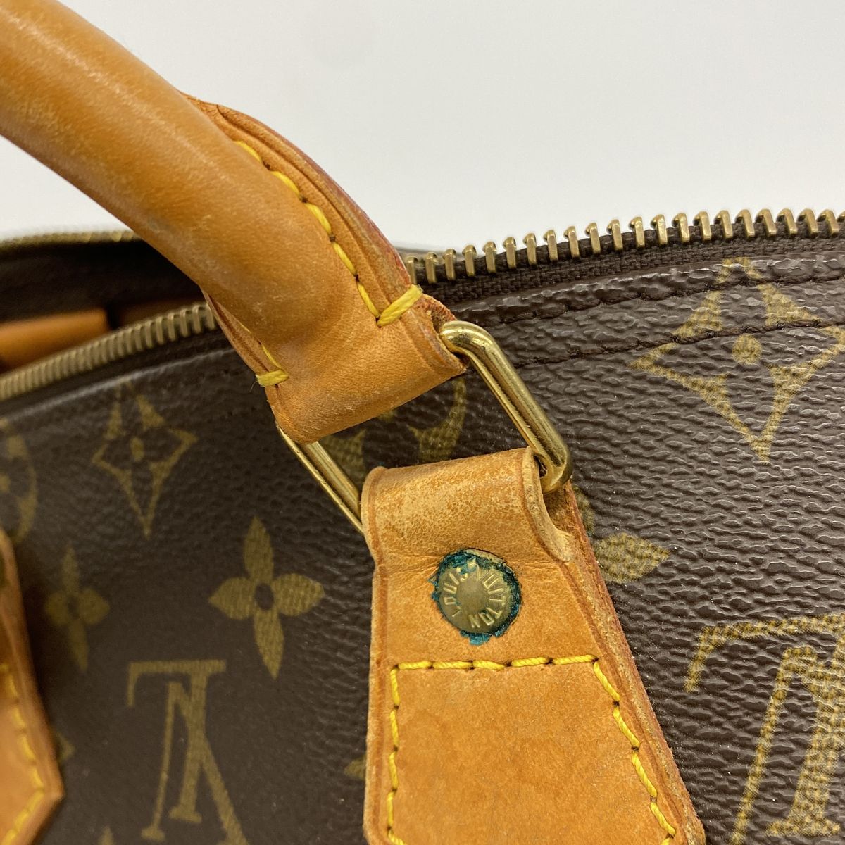 Louis Vuitton Handle Monogram Speedy 25 Brown Handbag — view 7