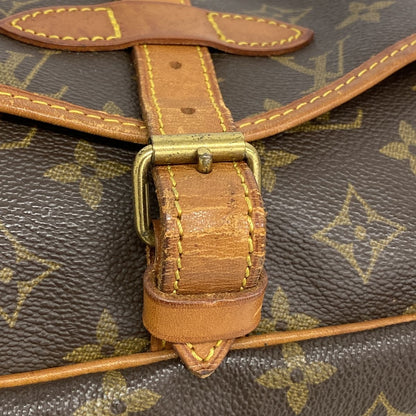Louis Vuitton Shoulder Bag Monogram Saumur 30 Brown — view 7