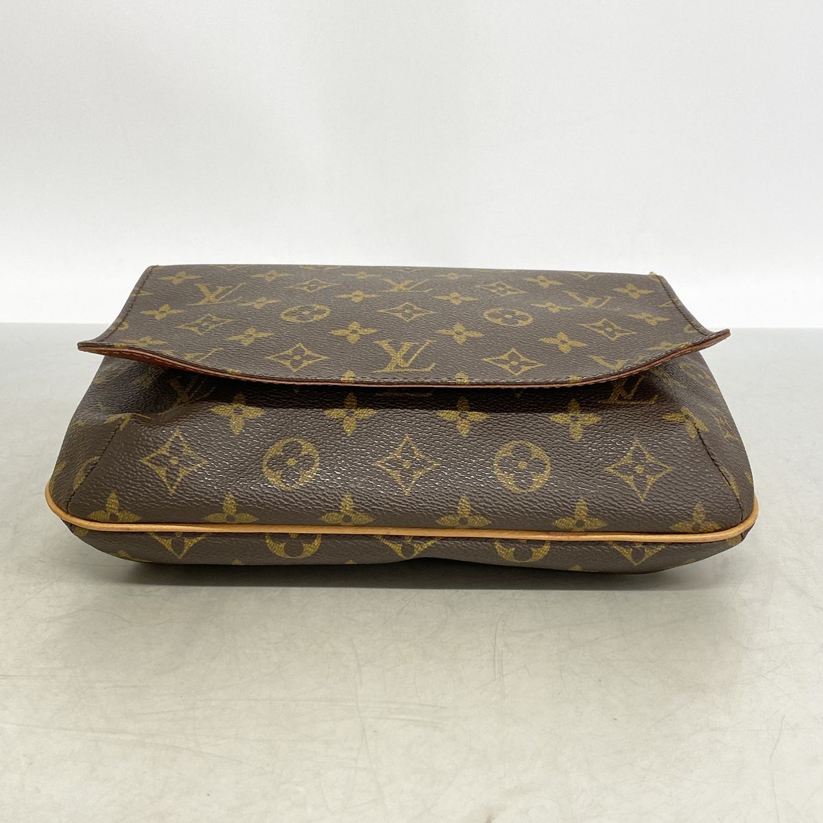 Louis Vuitton Shoulder Bag Monogram Musette Tango Short Strap Brown — view 3