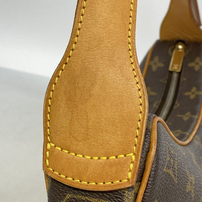 Louis Vuitton Shoulder Bag Monogram Croissant MM Brown — view 8