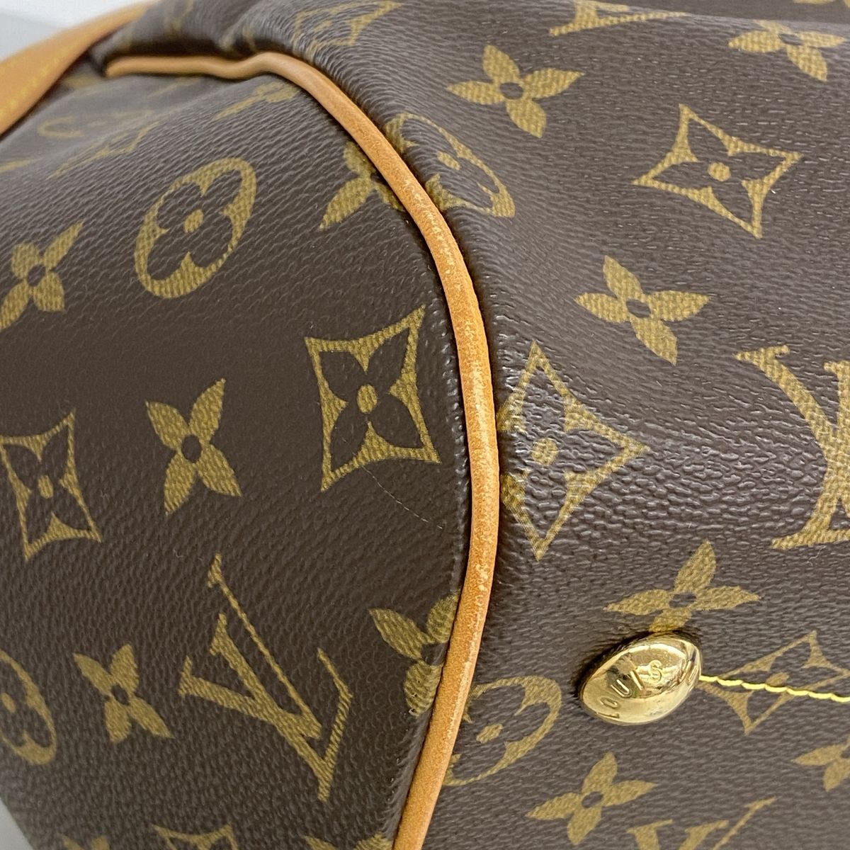 Louis Vuitton Handle Monogram Tivoli GM Brown Handbag — view 6