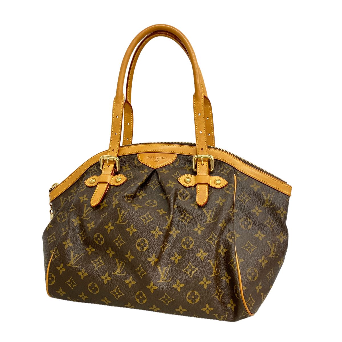 Louis Vuitton Handle Monogram Tivoli GM Brown Handbag