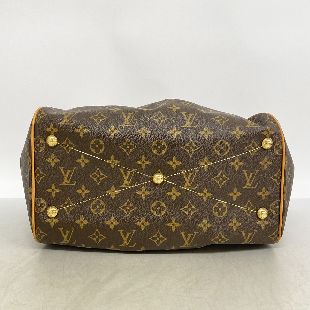 Louis Vuitton Handle Monogram Tivoli GM Brown Handbag — view 3