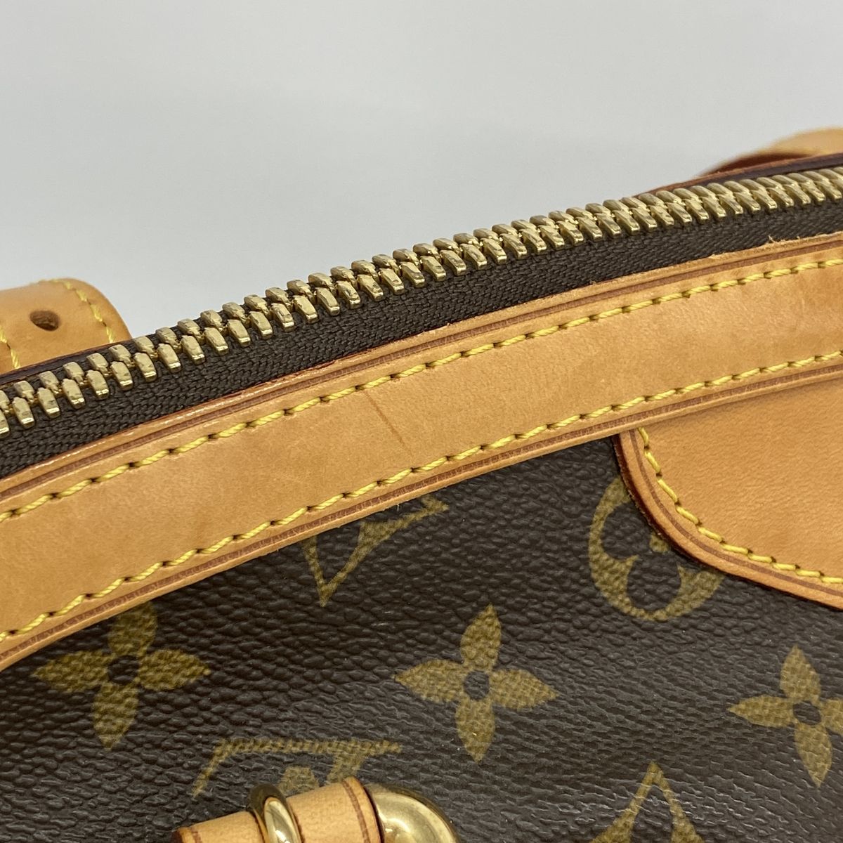 Louis Vuitton Handle Monogram Tivoli GM Brown Handbag — view 7