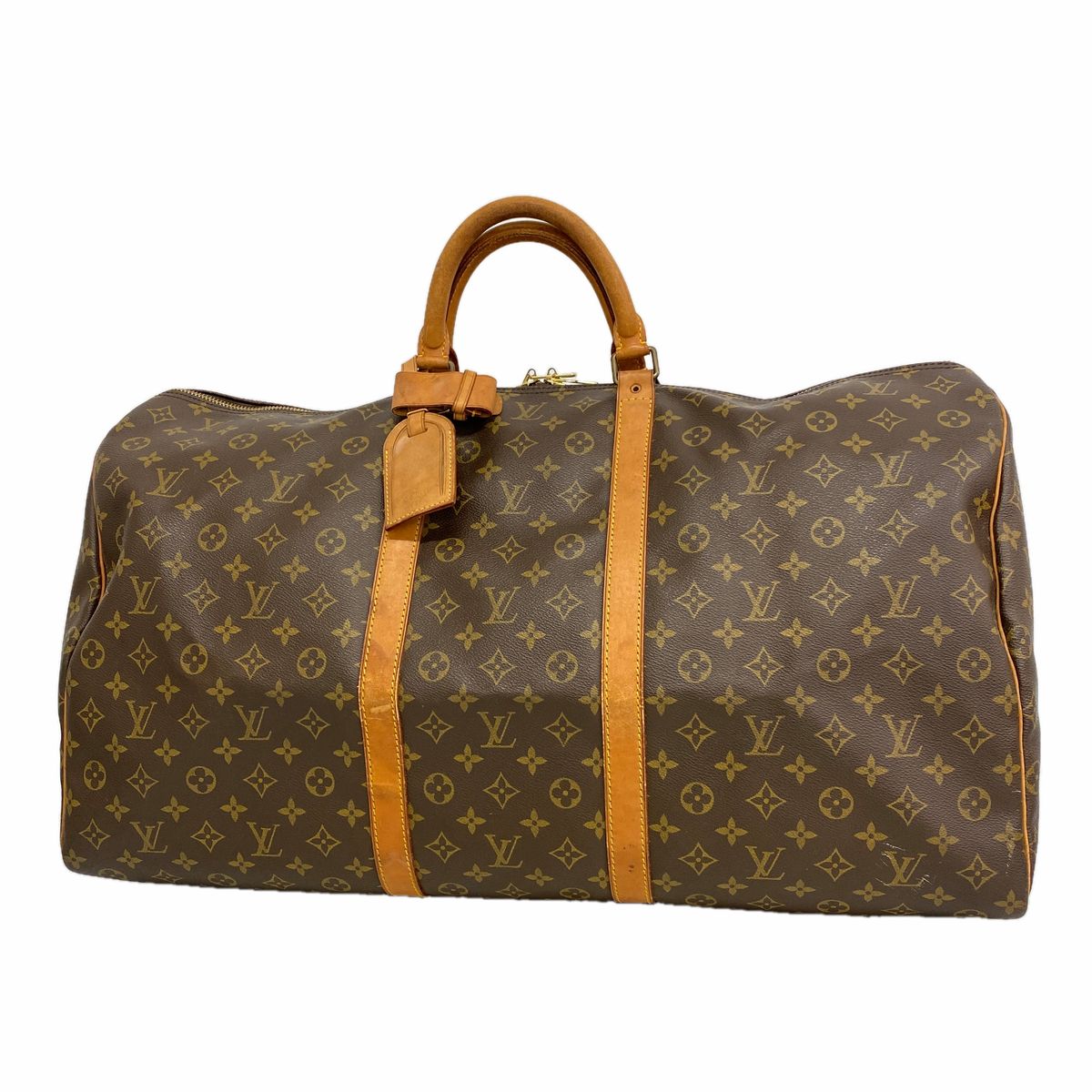 Louis Vuitton Boston Bag Monogram Keepall 60 Brown