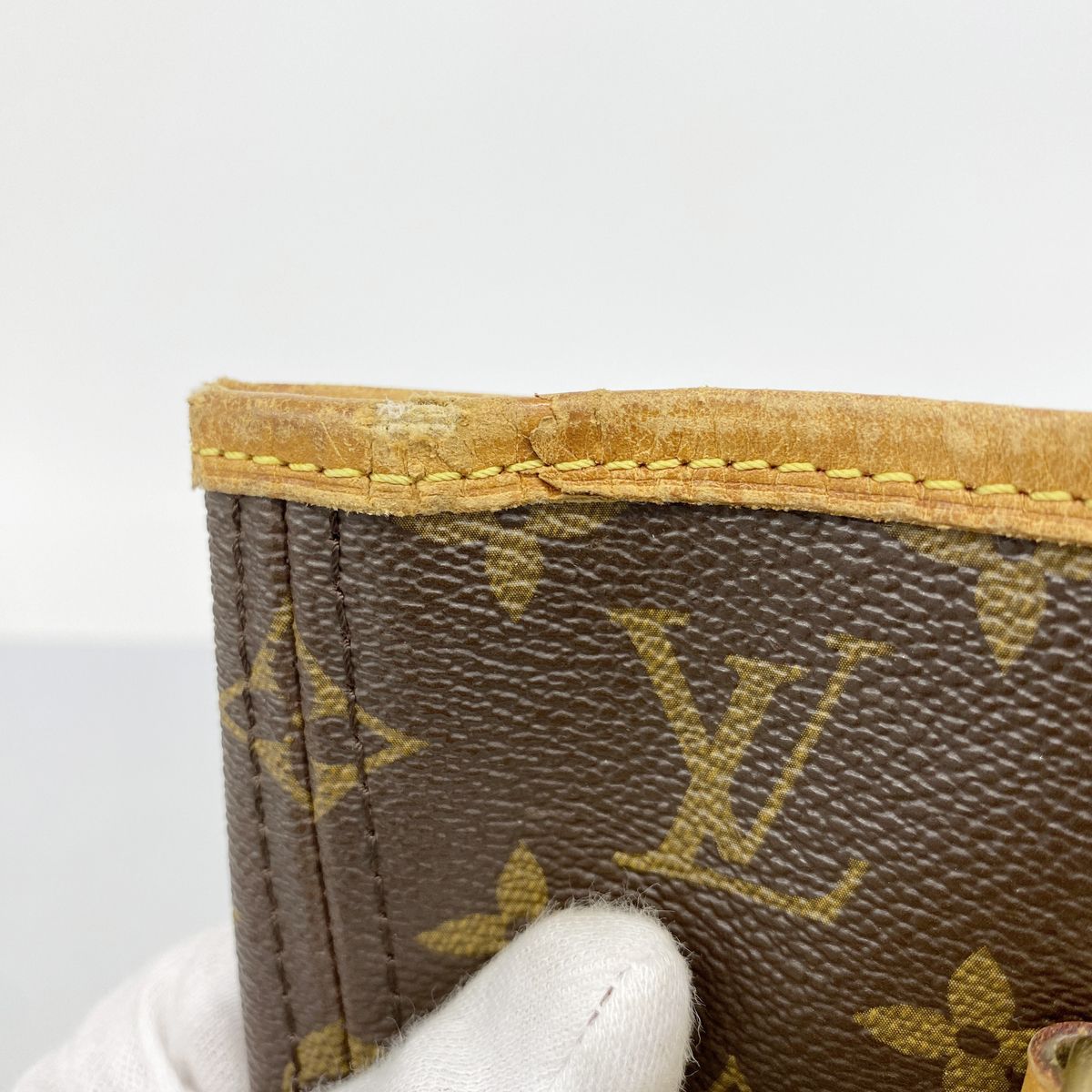 Louis Vuitton Tote Bag Monogram Neverfull MM Brown Fuchsia — view 7