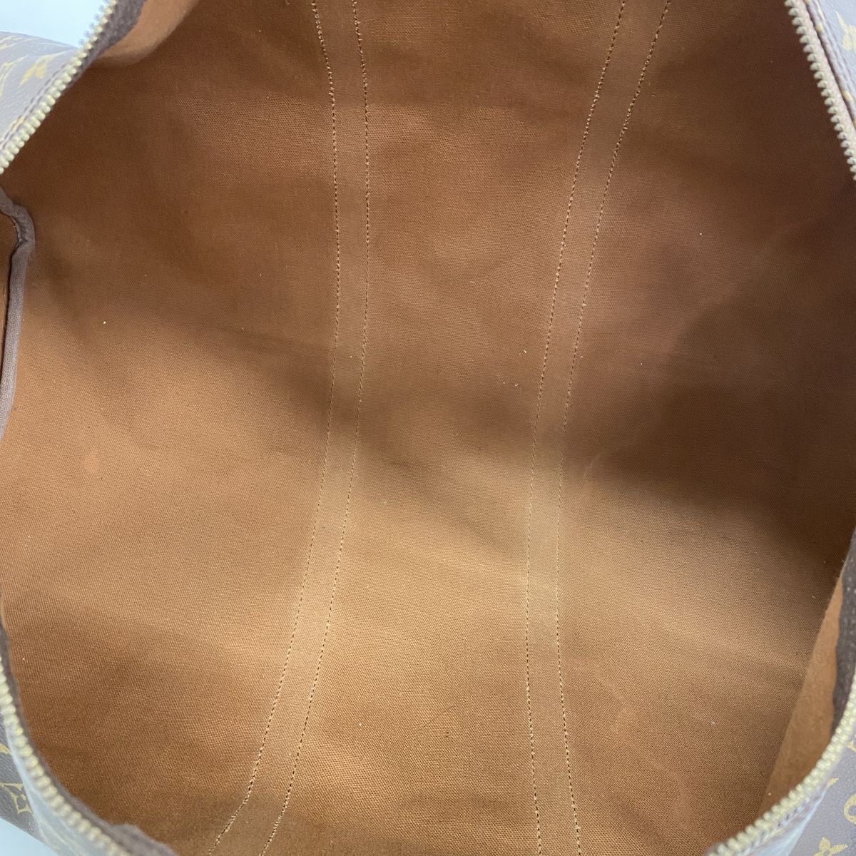 Louis Vuitton Boston Bag Monogram Keepall 55 Brown — view 4