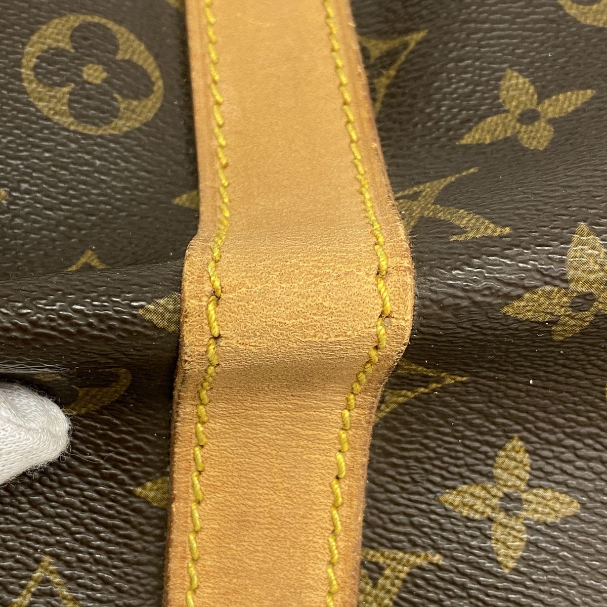 Louis Vuitton Boston Bag Monogram Keepall 55 Brown — view 8