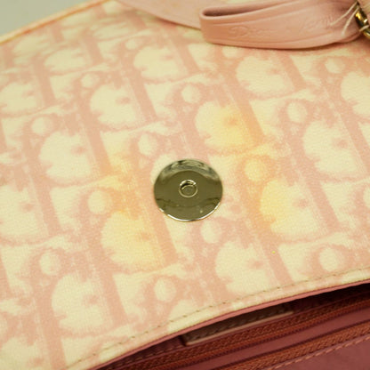 Dior Handle Trotter Pink Silver Handbag — view 6