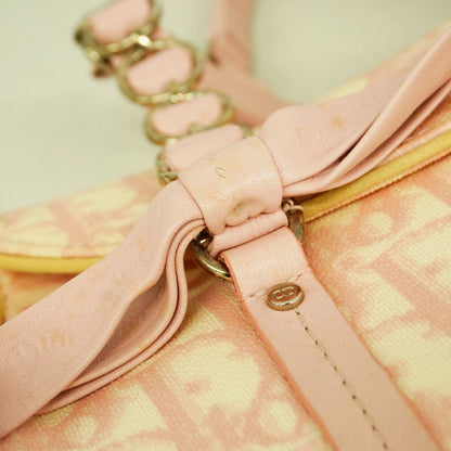 Dior Handle Trotter Pink Silver Handbag — view 8