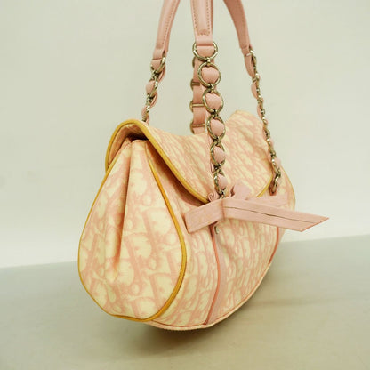 Dior Handle Trotter Pink Silver Handbag — view 2