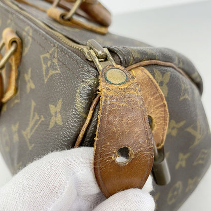 Louis Vuitton Handle Monogram Speedy 30 Brown Handbag — view 6