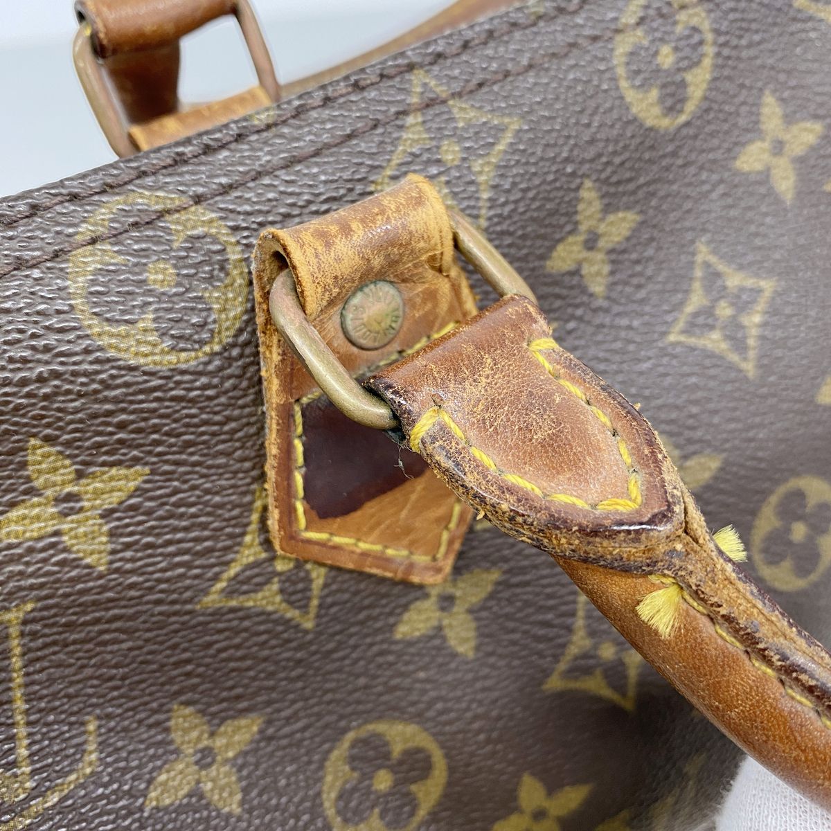 Louis Vuitton Handle Monogram Speedy 30 Brown Handbag — view 7