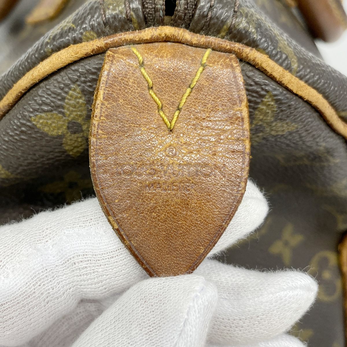 Louis Vuitton Handle Monogram Speedy 30 Brown Handbag — view 5