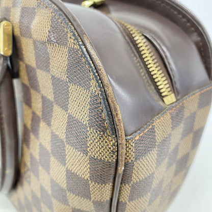 Louis Vuitton Handle Damier Saglia Horizontal Ebene Handbag — view 6