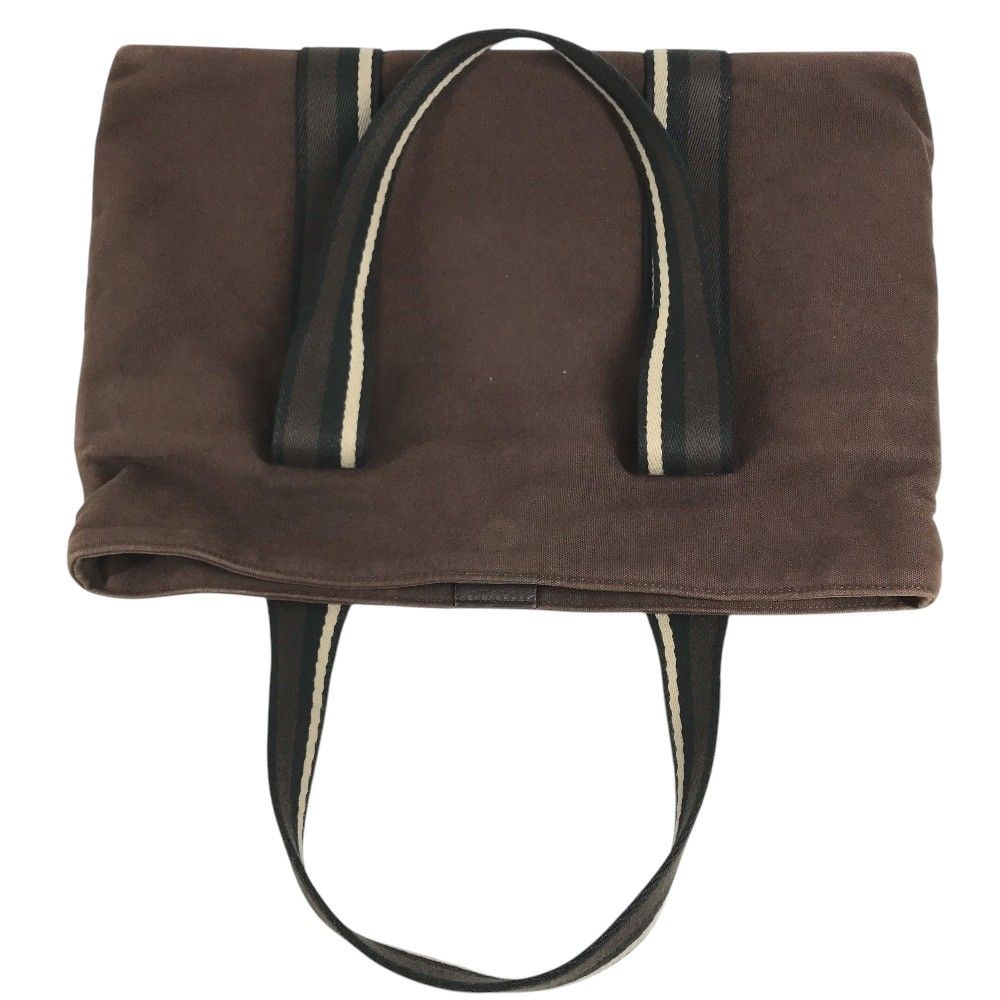 Hermes Shoulder Bag Trocahoriental MM Canvas Brown — view 6