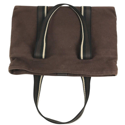 Hermes Shoulder Bag Trocahoriental MM Canvas Brown — view 6
