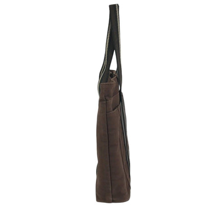 Hermes Shoulder Bag Trocahoriental MM Canvas Brown — view 2