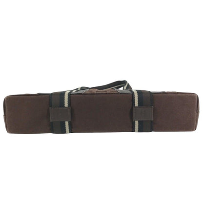 Hermes Shoulder Bag Trocahoriental MM Canvas Brown — view 4