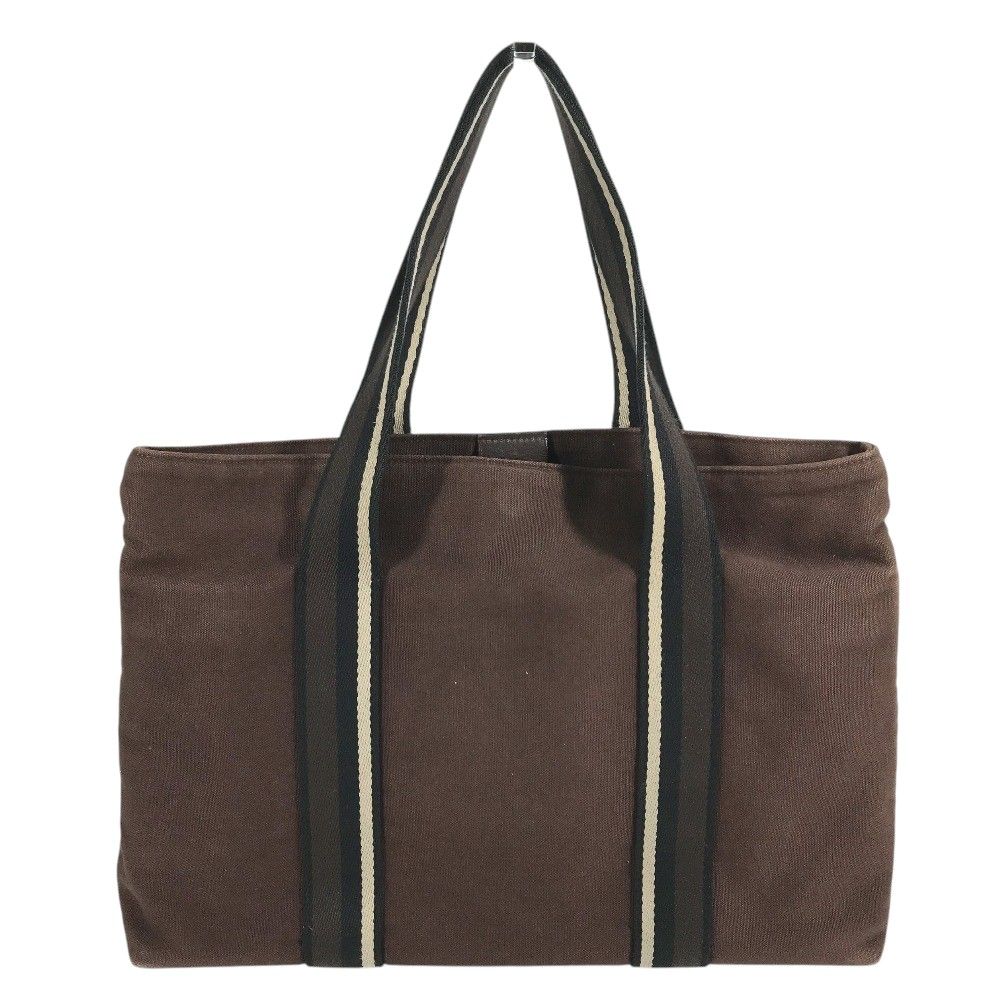 Hermes Shoulder Bag Trocahoriental MM Canvas Brown