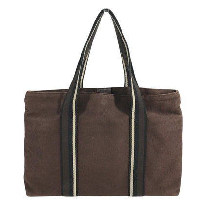 Hermes Shoulder Bag Trocahoriental MM Canvas Brown