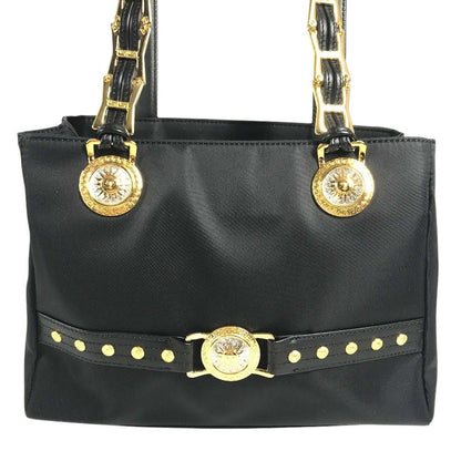 Versace Shoulder Bag Medusa Logo Nylon Black — view 5