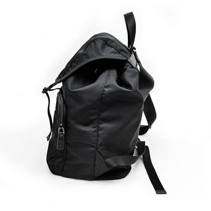 Prada Backpack Black Silver Nylon — view 4