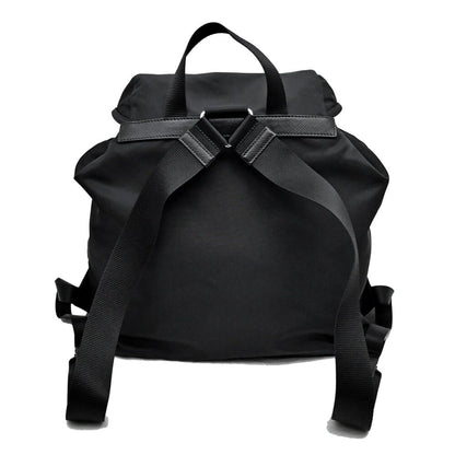 Prada Backpack Black Silver Nylon — view 2