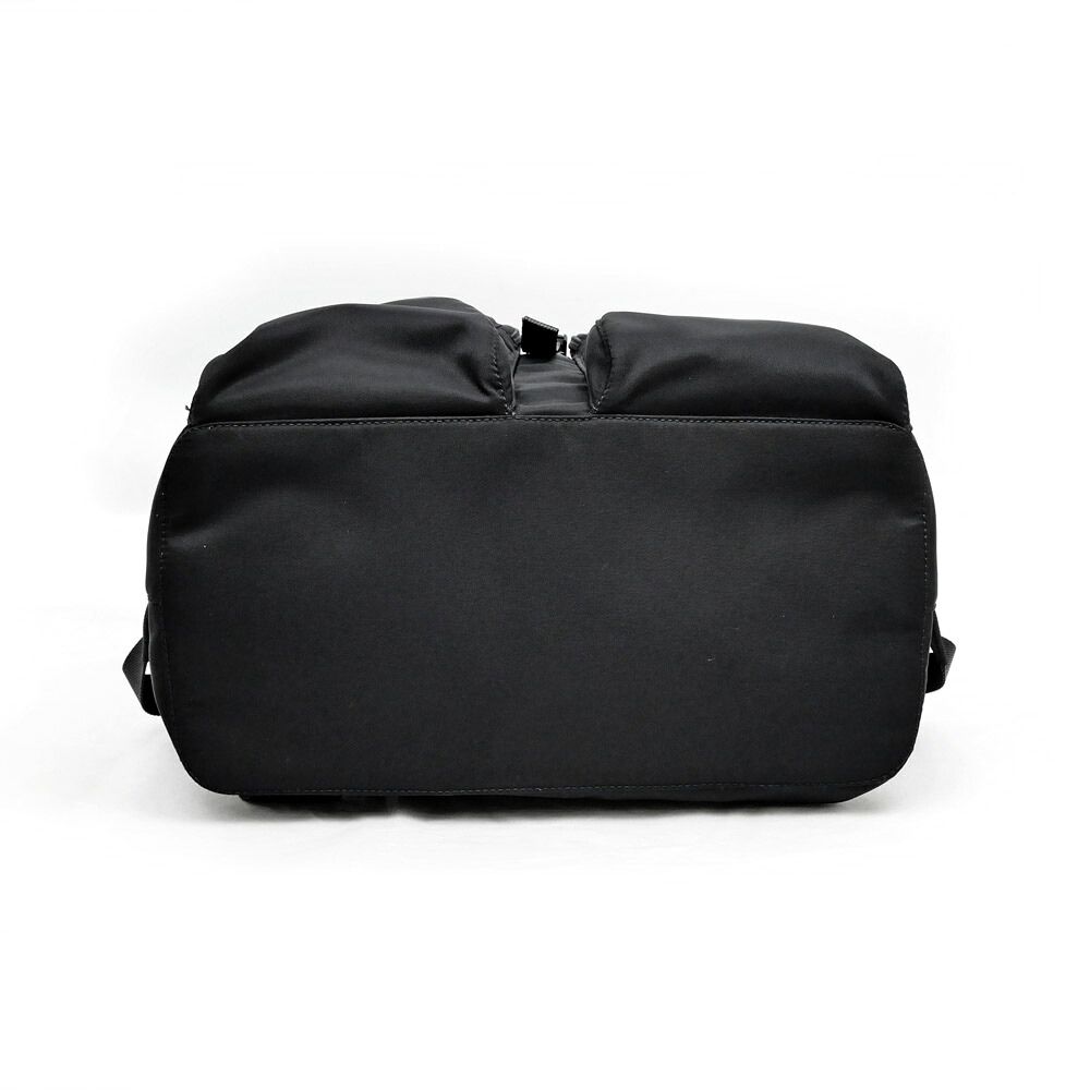Prada Backpack Black Silver Nylon — view 6