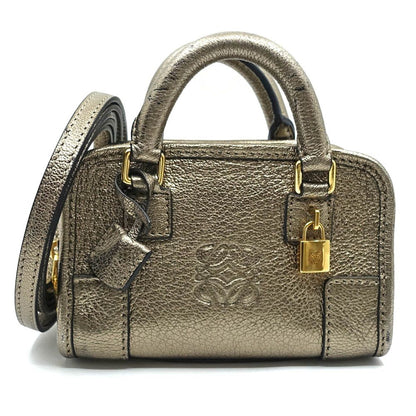 Loewe Amazona Micro Mini Shoulder Bag Gold Strap