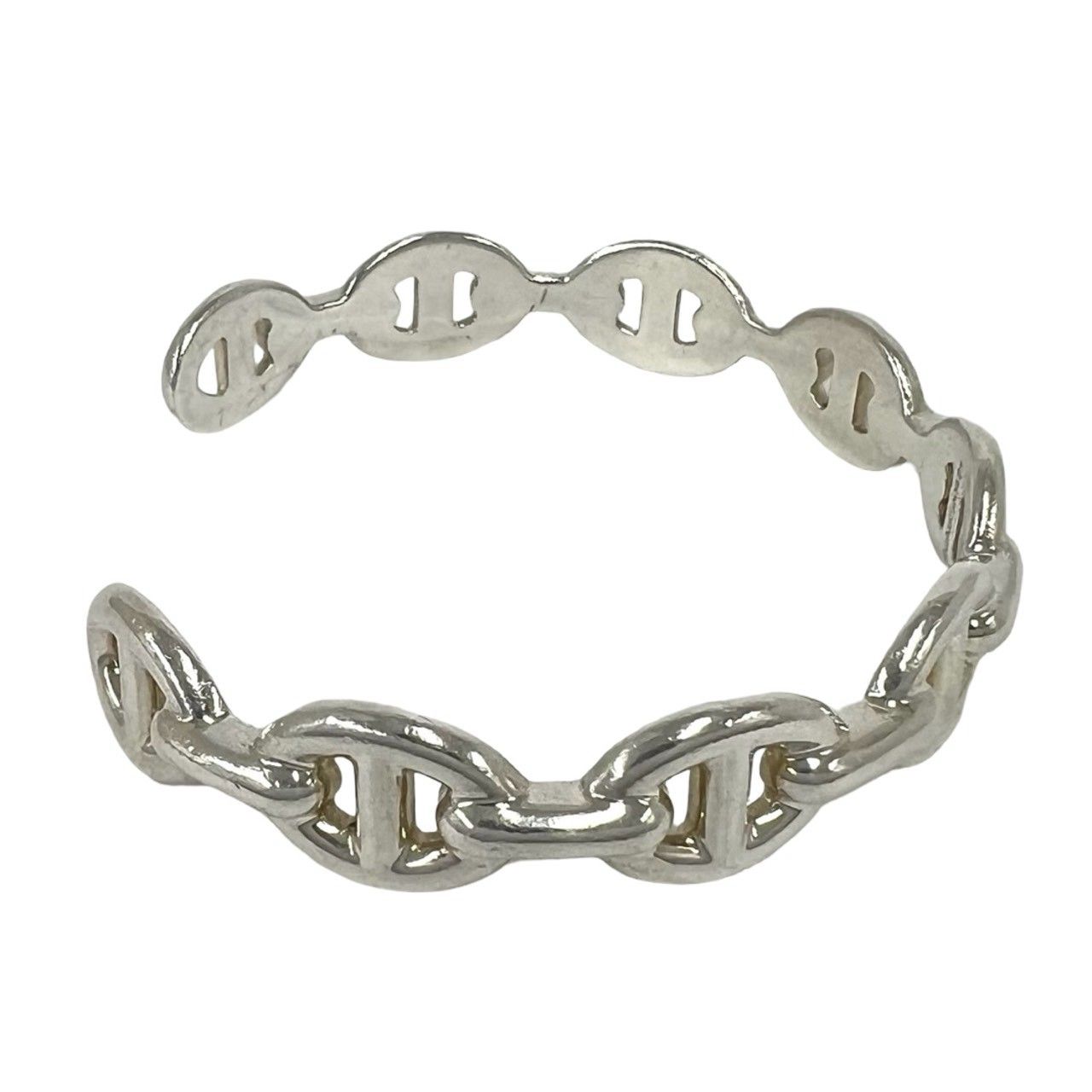 Hermes Enchainee Bangle 925 Sterling Silver Handbag — view 5