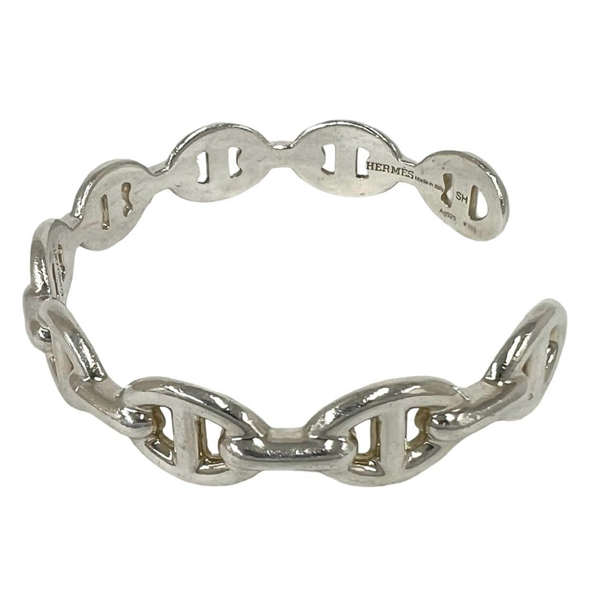 Hermes Enchainee Bangle 925 Sterling Silver Handbag — view 4