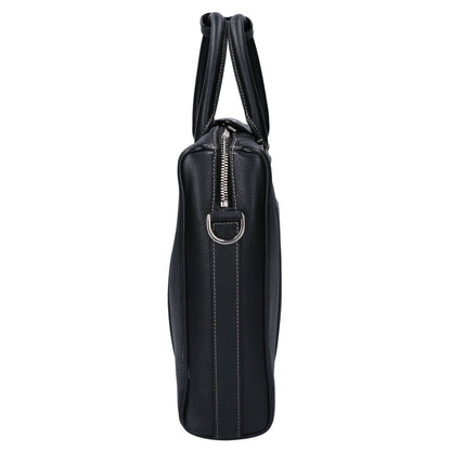 Dior Black Leather Lango Briefcase — view 2