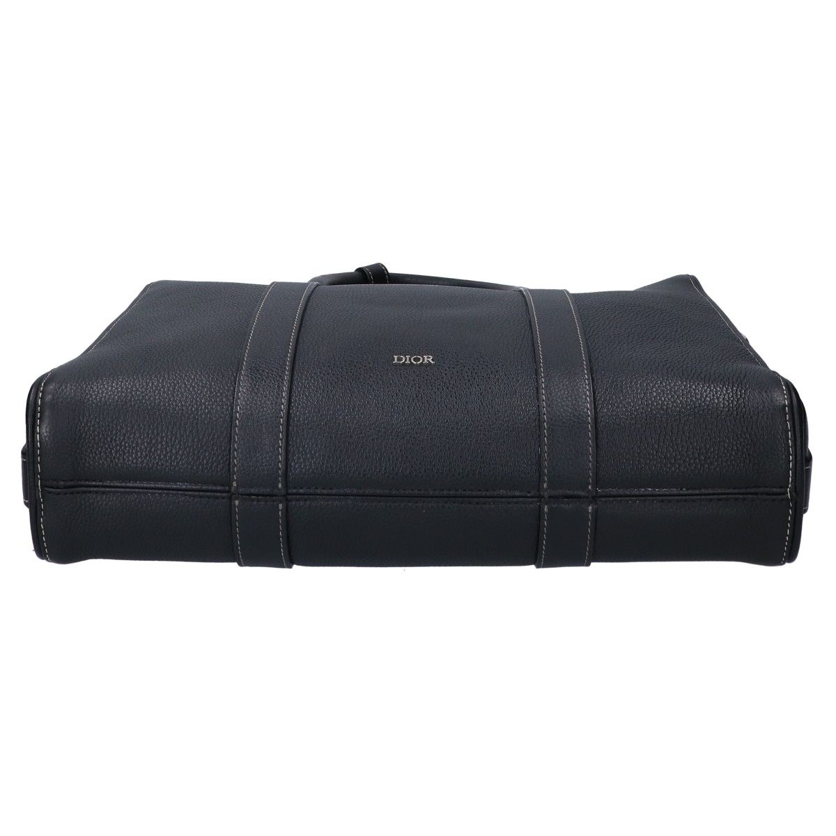 Dior Black Leather Lango Briefcase — view 6