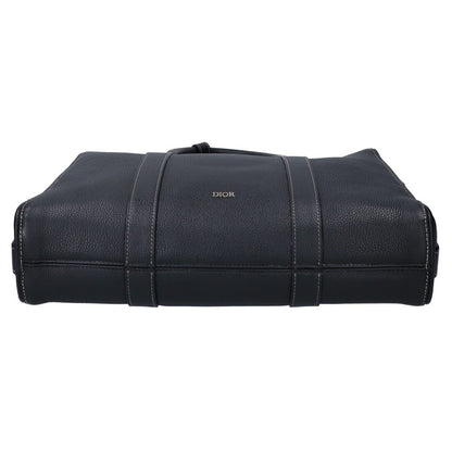 Dior Black Leather Lango Briefcase — view 6