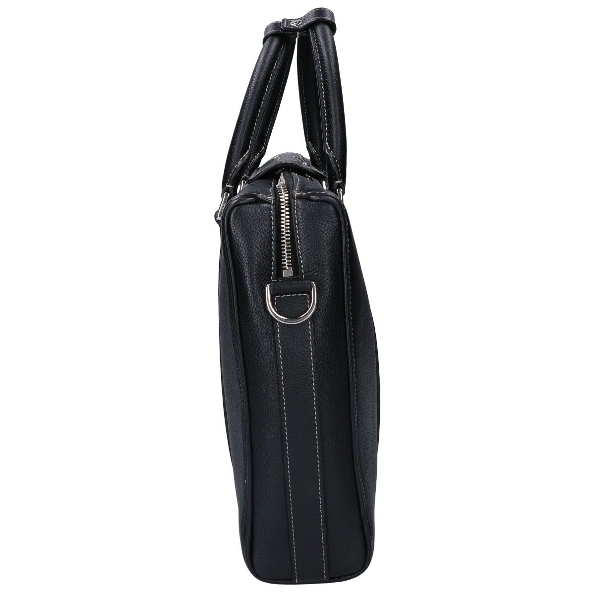 Dior Black Leather Lango Briefcase — view 4