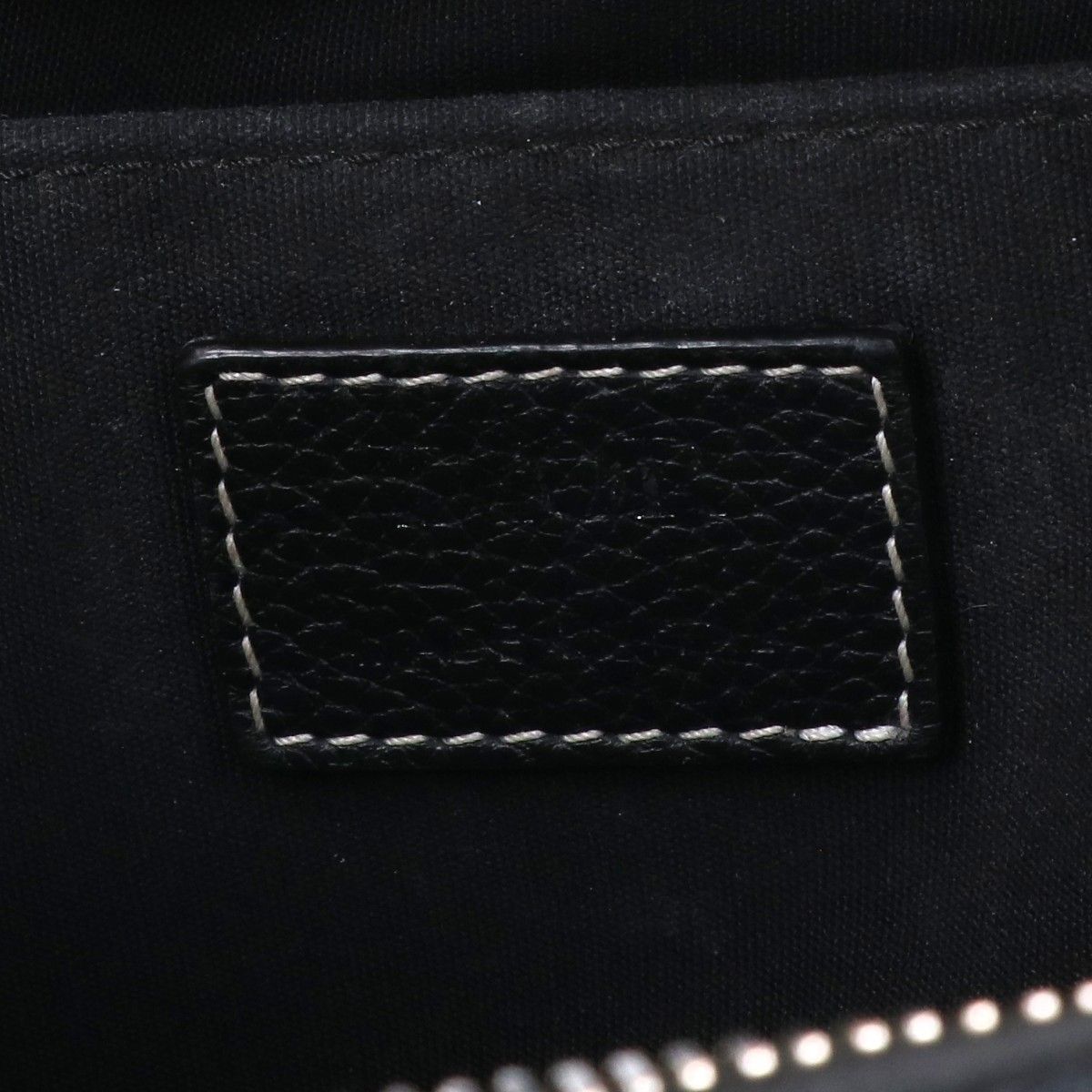 Dior Black Leather Lango Briefcase — view 8