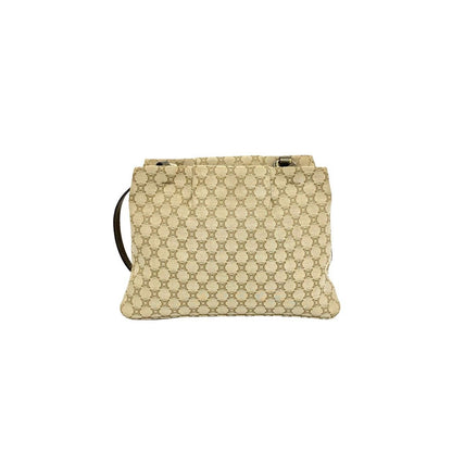 Celine Macadam Blason Pattern Triomphe Canvas Leather Shoulder Bag Pochette — view 3