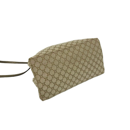Celine Macadam Blason Pattern Triomphe Canvas Leather Shoulder Bag Pochette — view 7