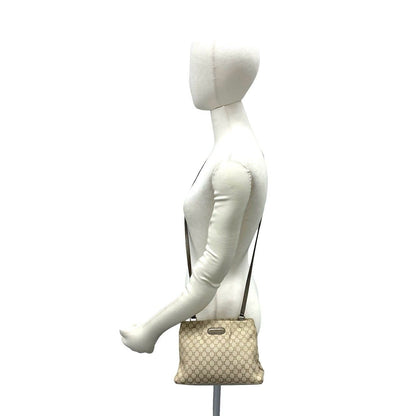 Celine Macadam Blason Pattern Triomphe Canvas Leather Shoulder Bag Pochette — view 2