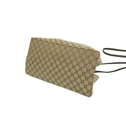 Celine Macadam Blason Pattern Triomphe Canvas Leather Shoulder Bag Pochette — view 8
