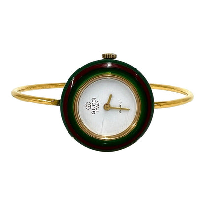 Gucci Vintage Change Bezel Sherry Line Quartz Watch Wrist Gold — view 7