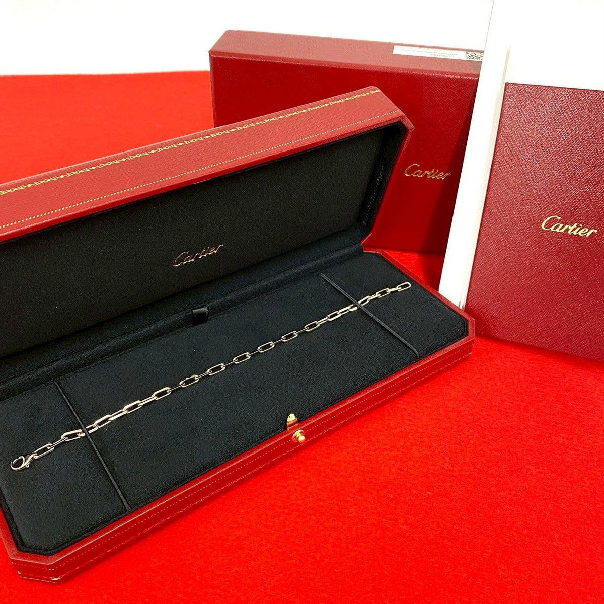 Cartier Santos de Cartier Bracelet 18K White Gold Silver