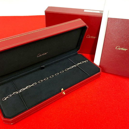Cartier Santos de Cartier Bracelet 18K White Gold Silver