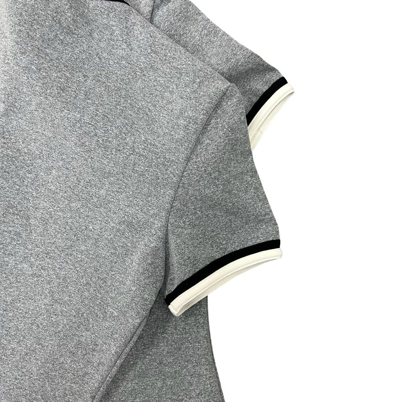 Chanel Vintage CC Logo Nylon Spandex Short Sleeve T-Shirt Gray — view 4