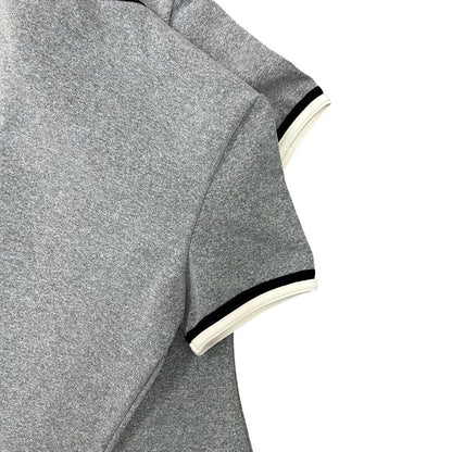 Chanel Vintage CC Logo Nylon Spandex Short Sleeve T-Shirt Gray — view 4