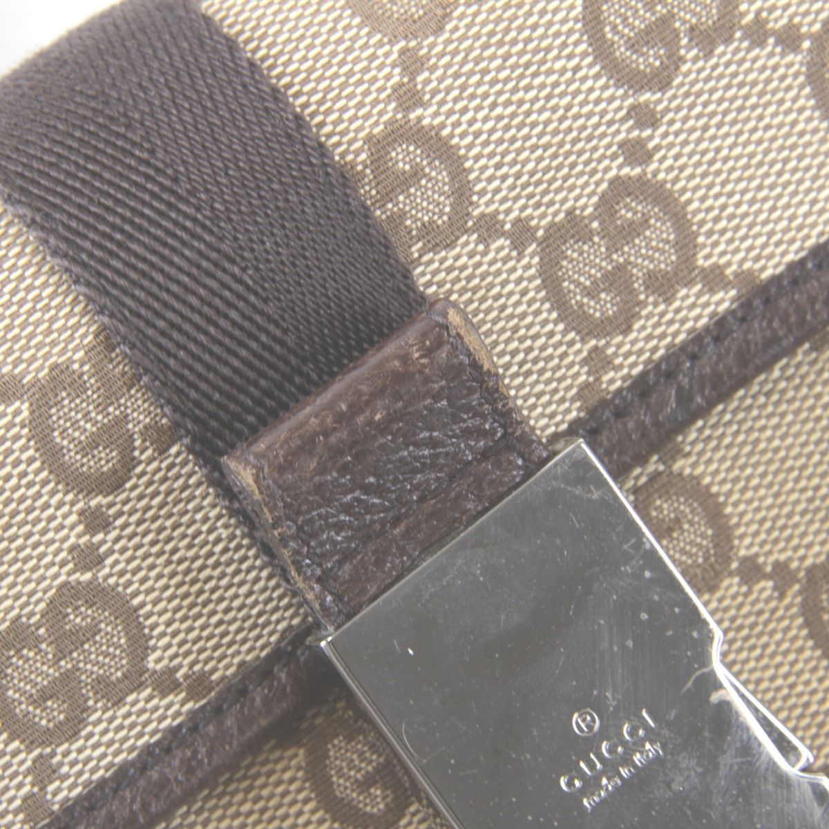 Gucci Mini Waist Bag GG Canvas Beige — view 5