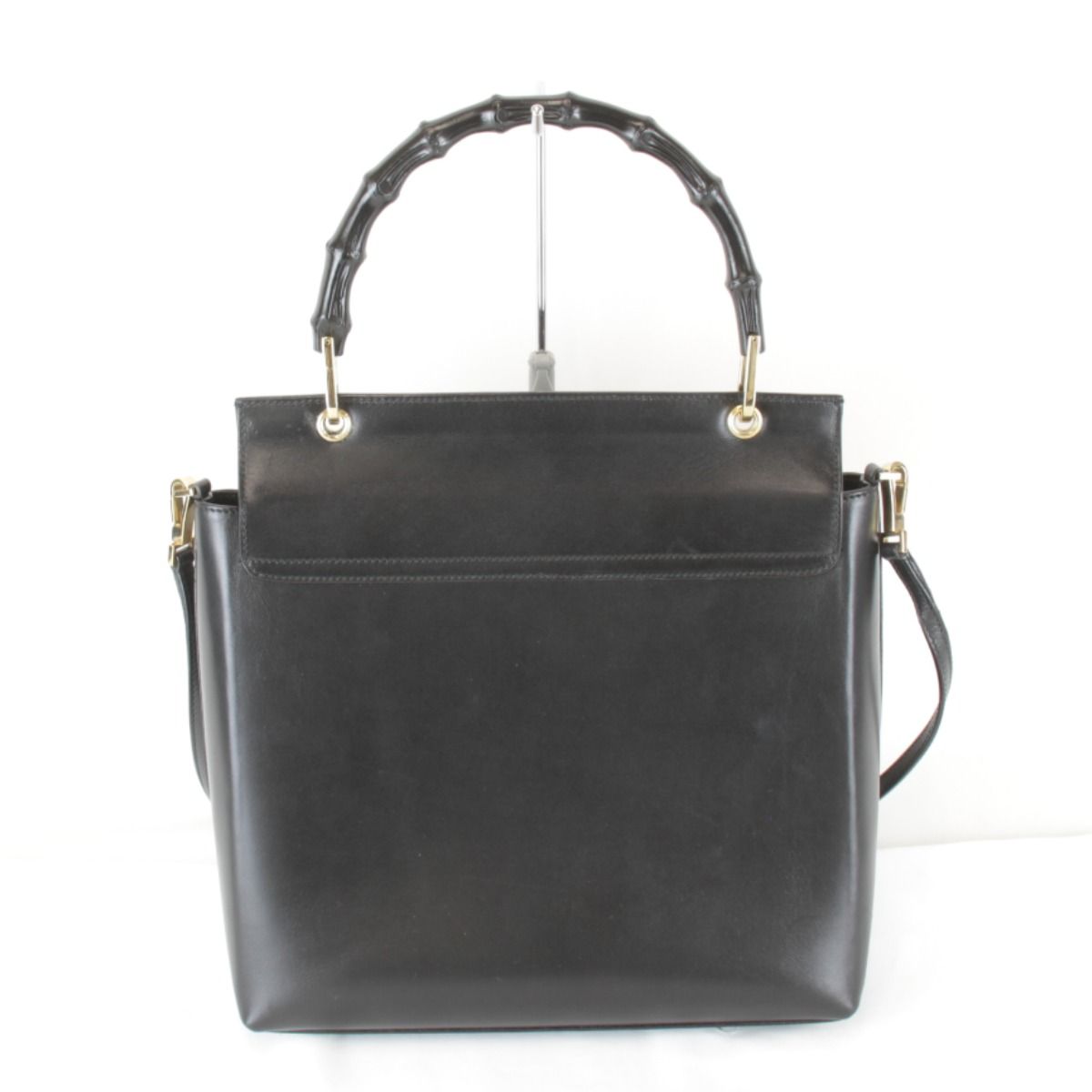 Gucci Bamboo 2-Way Shoulder 001 Bag Leather Black — view 2