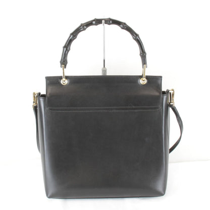 Gucci Bamboo 2-Way Shoulder 001 Bag Leather Black — view 2