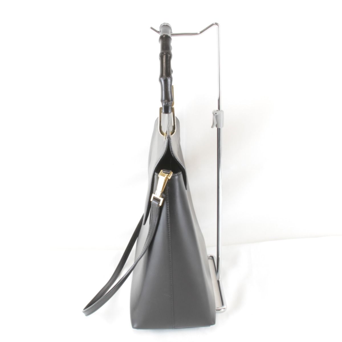 Gucci Bamboo 2-Way Shoulder 001 Bag Leather Black — view 3